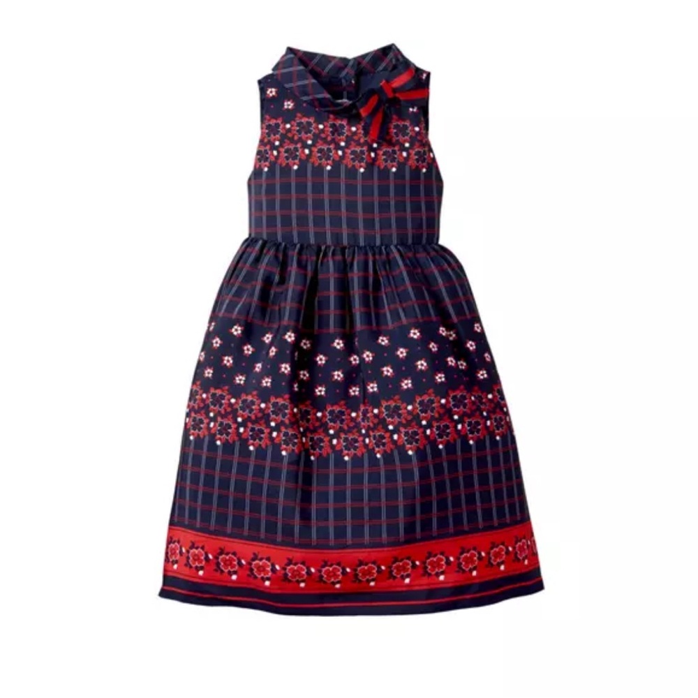 Janie and Jack Floral Scarf Print Dress Size 3T